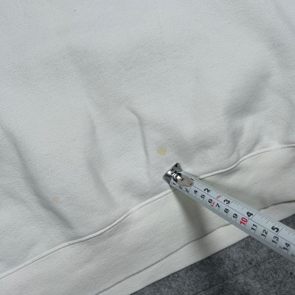 TNA Sweatfleece pullover Polo Sweatshirt Women's XXL 2XL White Cozy Fleece - Picture 6 of 16